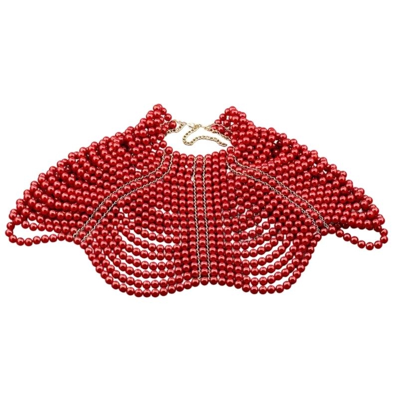 Body Chain Jewelry - 49MD Zarif Kadın Şal Çok Katmanlı
