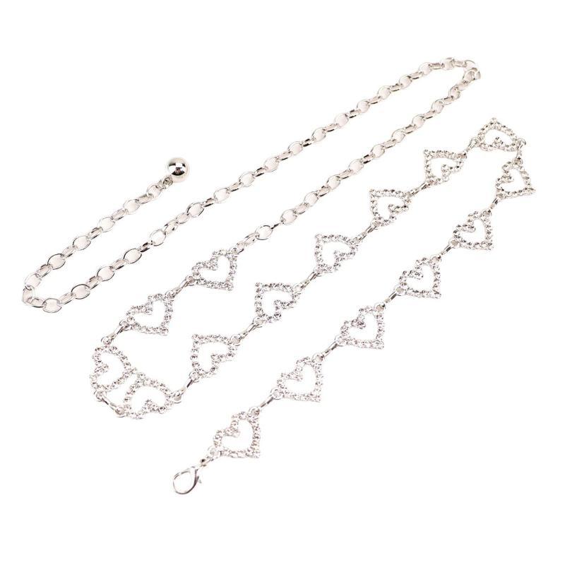 Body Jewelry Dress - Hediye Olarak Verilebilecek, Taşlarla Süslenmiş Kalp