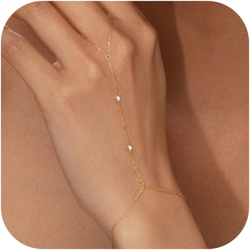 Body Jewelry Real Gold - Trendy Kadın 14 K Gerçek Altın