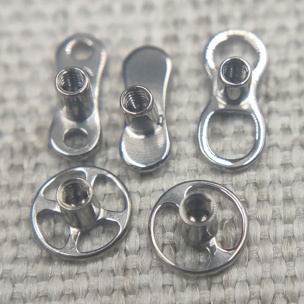 Dermal Anchor Top - 14G Implant sınıf titanyum ASTM F136