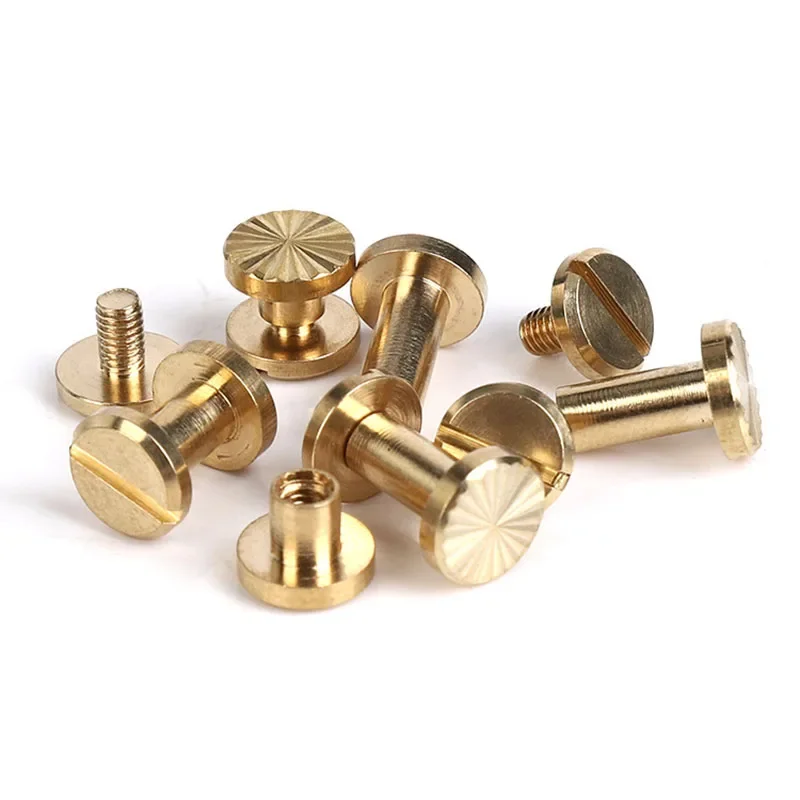 Body Jewelry Chicago - 10 adet Pirinç Bağlama Chicago Vidalar