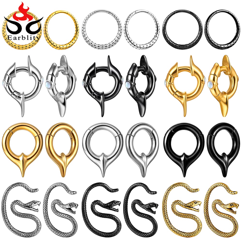 Body Jewelry Hangers - Earblity 2 adet kulak ağırlıkları 316L