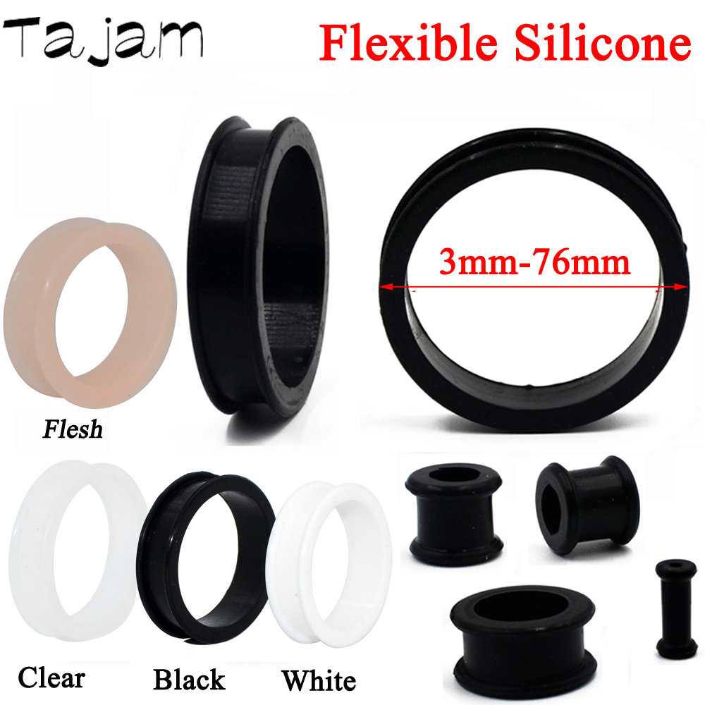 Body Jewelry Gauge Sizes - 1 çift 3mm-76mm Büyük Boy Içi