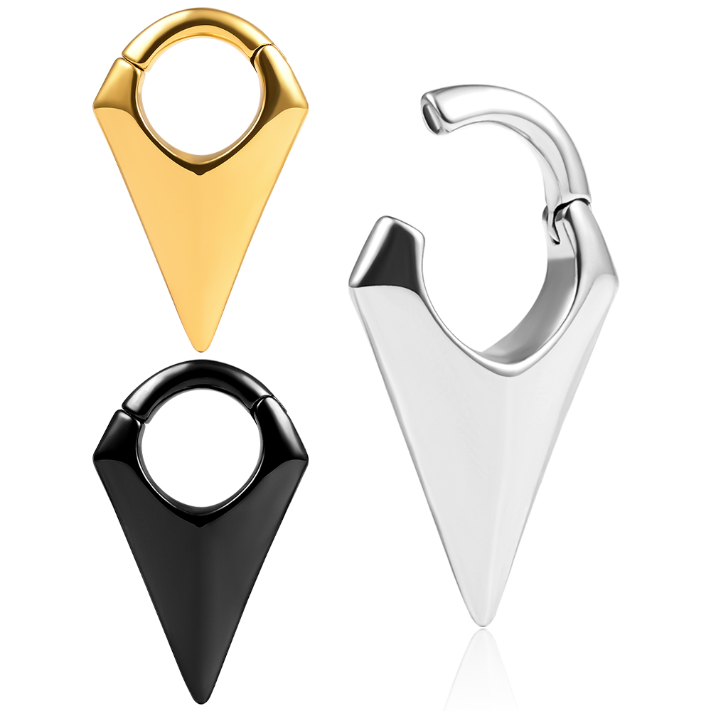 Body Jewelry Hangers - Vankula 2 adet geometrik kulak askı