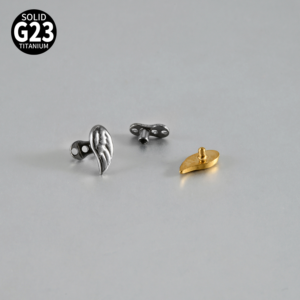 14-1 adet G23 saf titanyum kel - Dermal Anchor Top incelemesi ve fiyatı