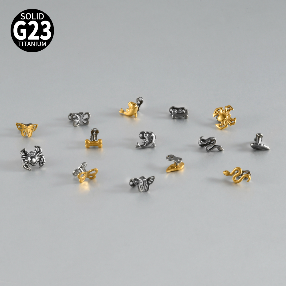 14-1 adet G23 saf titanyum kel - Dermal Anchor Top incelemesi ve fiyatı