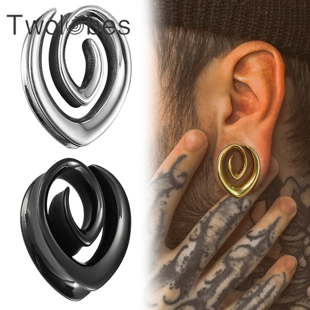 Twolobes 2 adet Spiral basit e - Body Jewelry Hangers incelemesi ve fiyatı
