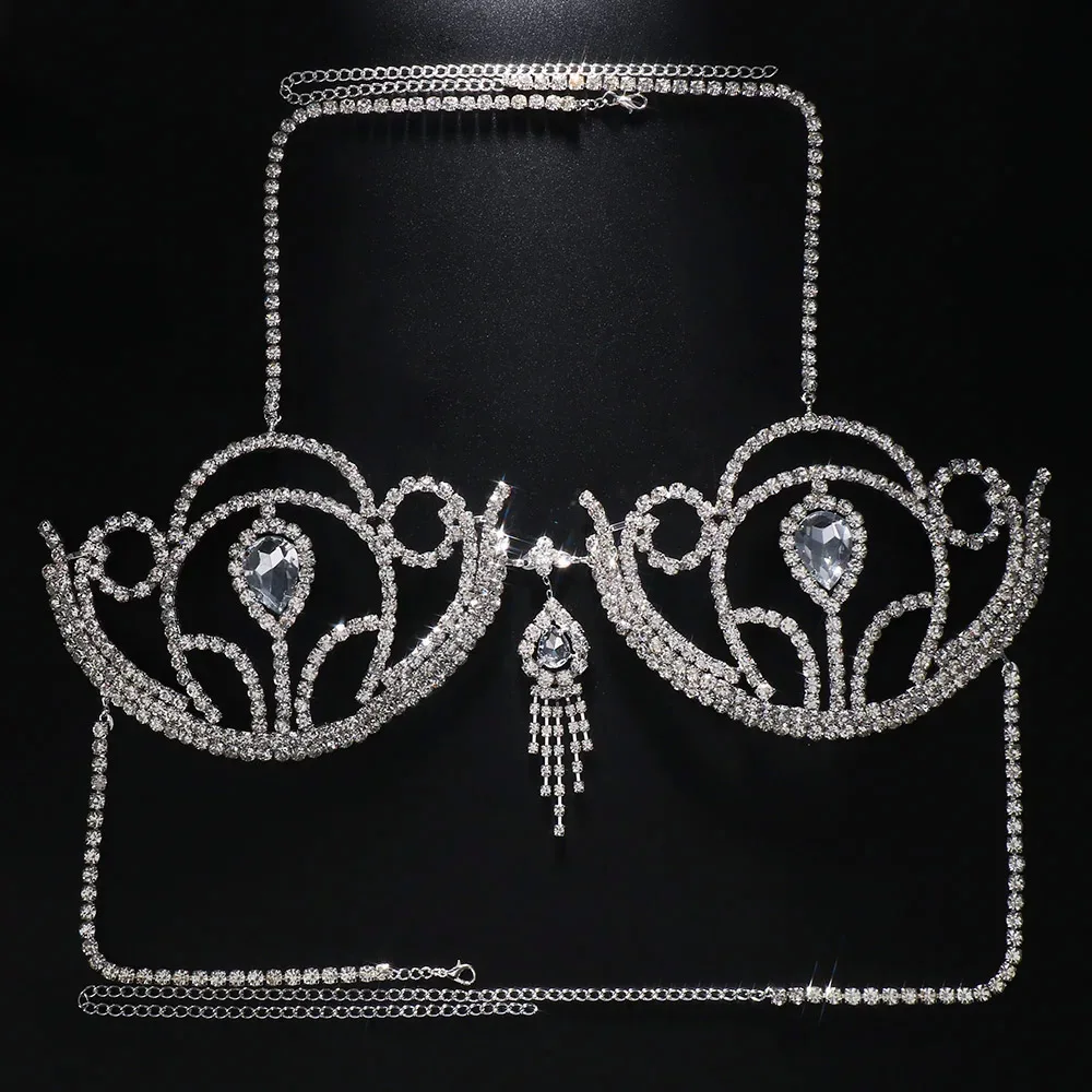Lüks taklidi Bikini sutyen kad - Body Jewelry Harness incelemesi ve fiyatı