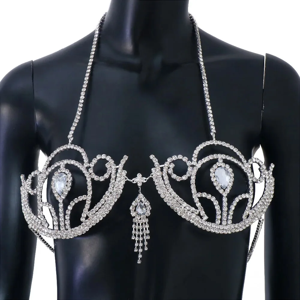Lüks taklidi Bikini sutyen kad - Body Jewelry Harness incelemesi ve fiyatı