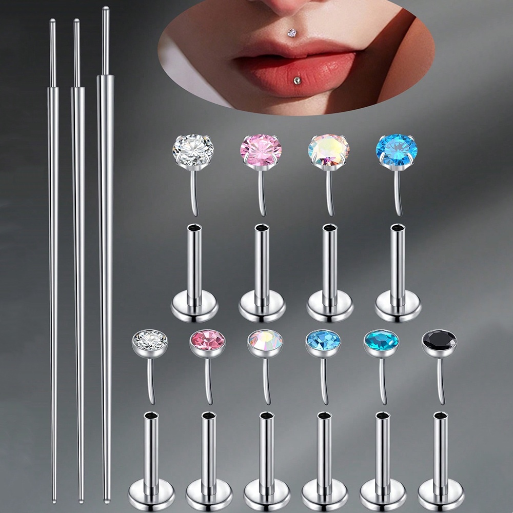 1 Set Titanyum Alaşımlı Dişsiz - Body Jewelry Threadless incelemesi ve fiyatı