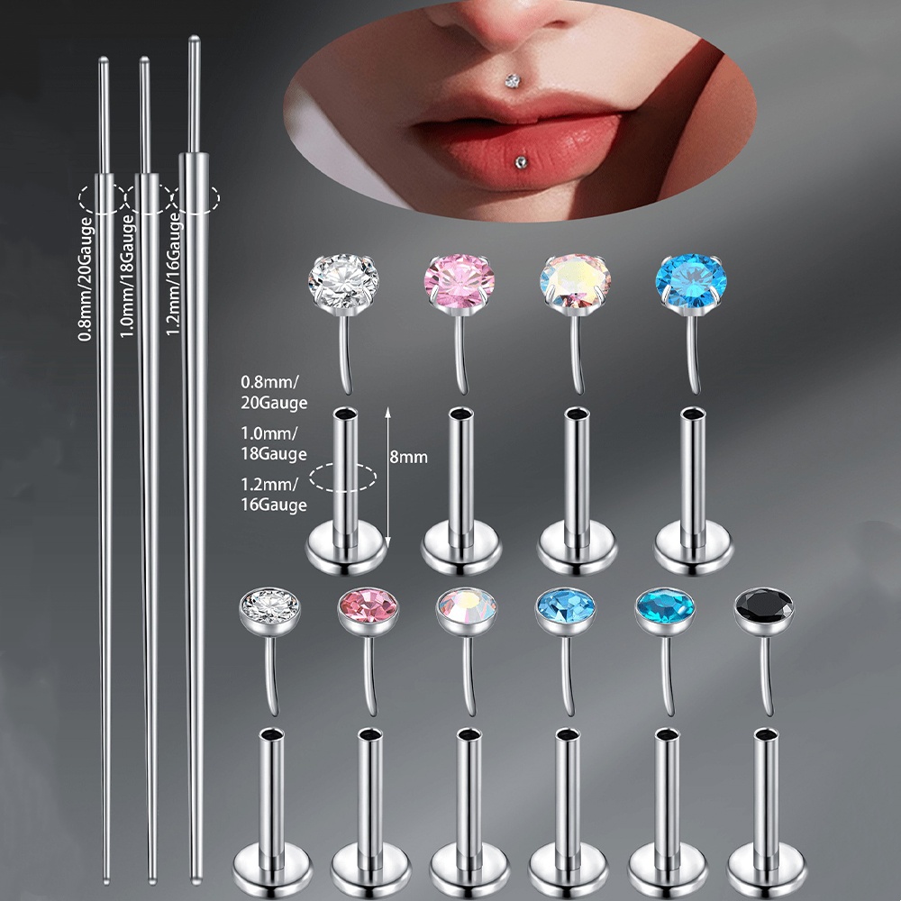 1 Set Titanyum Alaşımlı Dişsiz - Body Jewelry Threadless incelemesi ve fiyatı