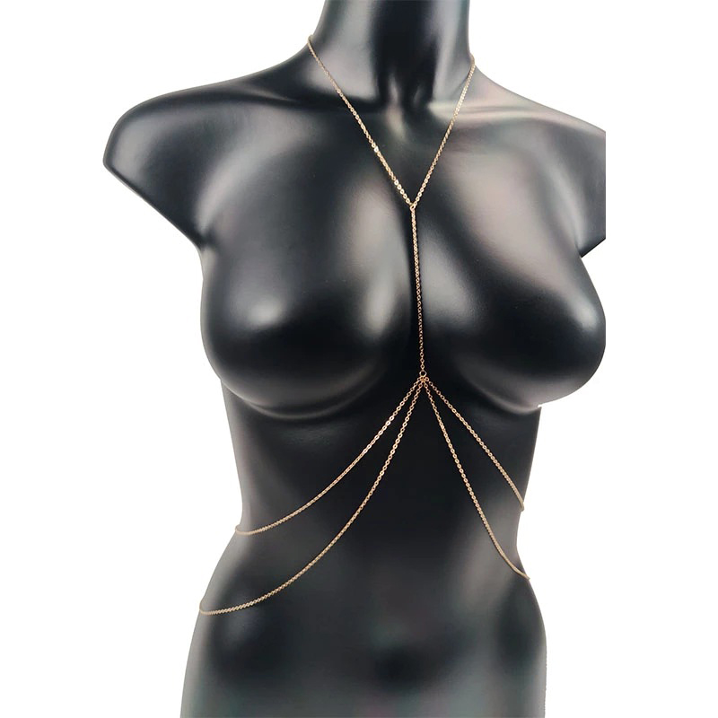 Vücut Takı Seksi Göğüs Zinciri - Body Jewelry Harness incelemesi ve fiyatı