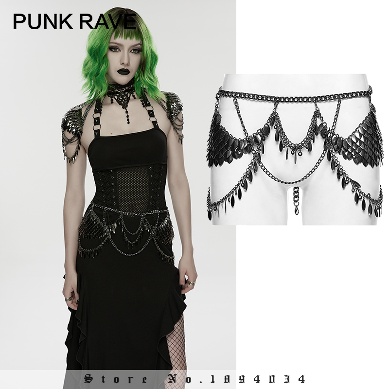 PUNK RAVE kadın Punk Alüminyum - Body Jewelry Metal Types incelemesi ve fiyatı