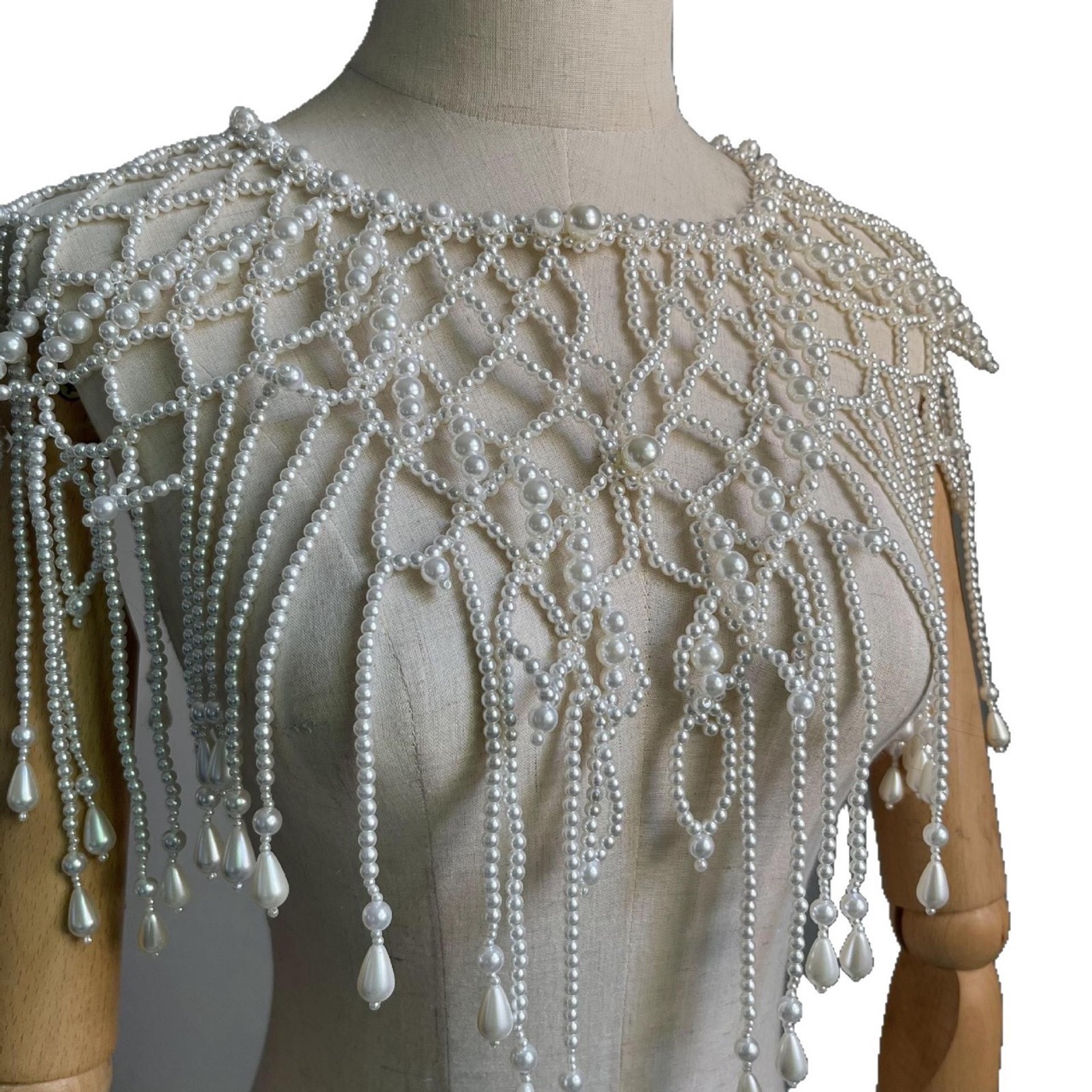 El Yapımı İnci Katmanlı Vücut  - Body Jewelry Harness incelemesi ve fiyatı