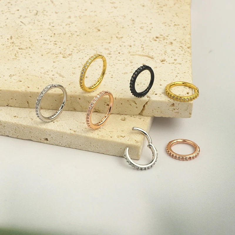 16G Şeffaf CZ Burun Halkası 31 - Body Jewelry Ear incelemesi ve fiyatı