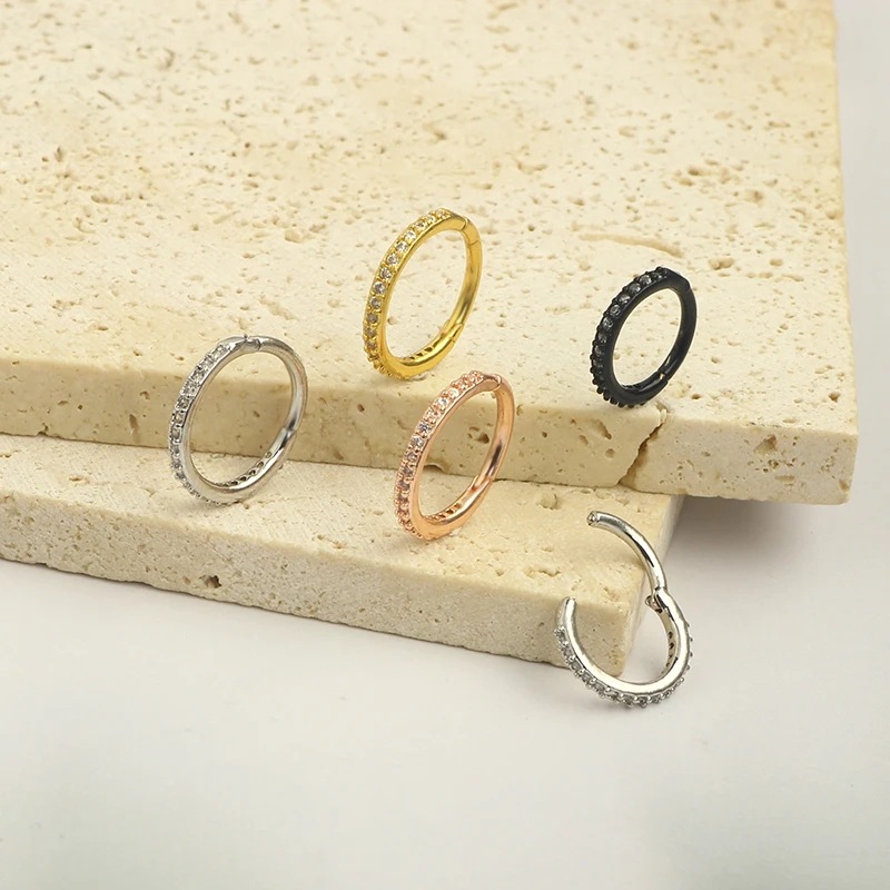 16G Şeffaf CZ Burun Halkası 31 - Body Jewelry Ear incelemesi ve fiyatı