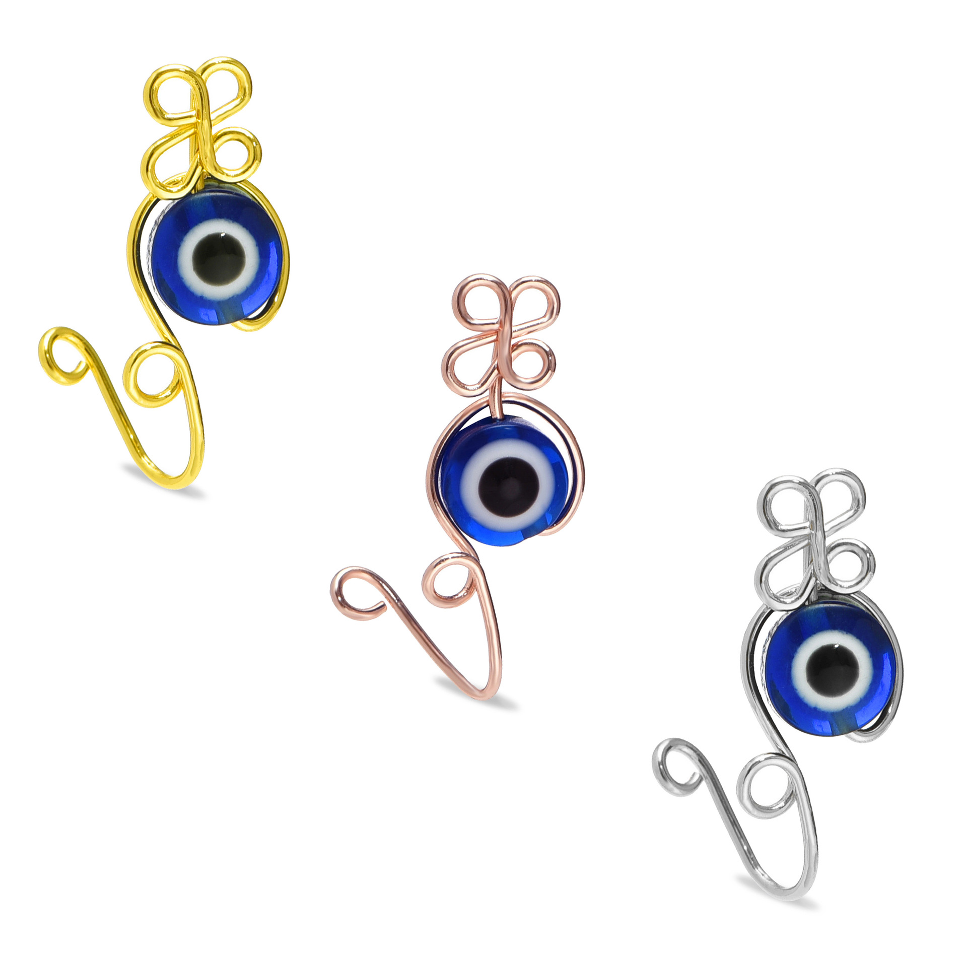 Nazar burun halkası el yapımı  - Body Jewelry Real Gold incelemesi ve fiyatı