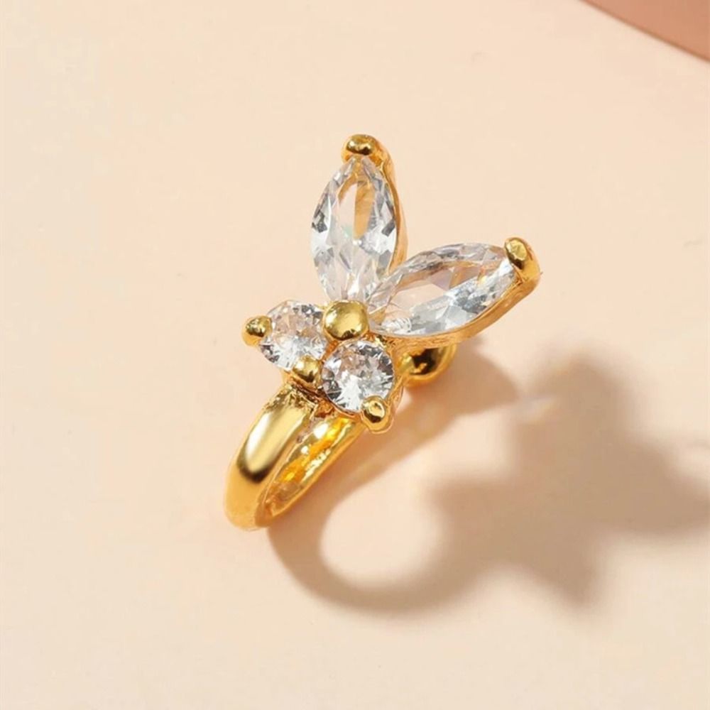 Yapay Elmas Kelebek Burun Halk - Body Jewelry Ear incelemesi ve fiyatı
