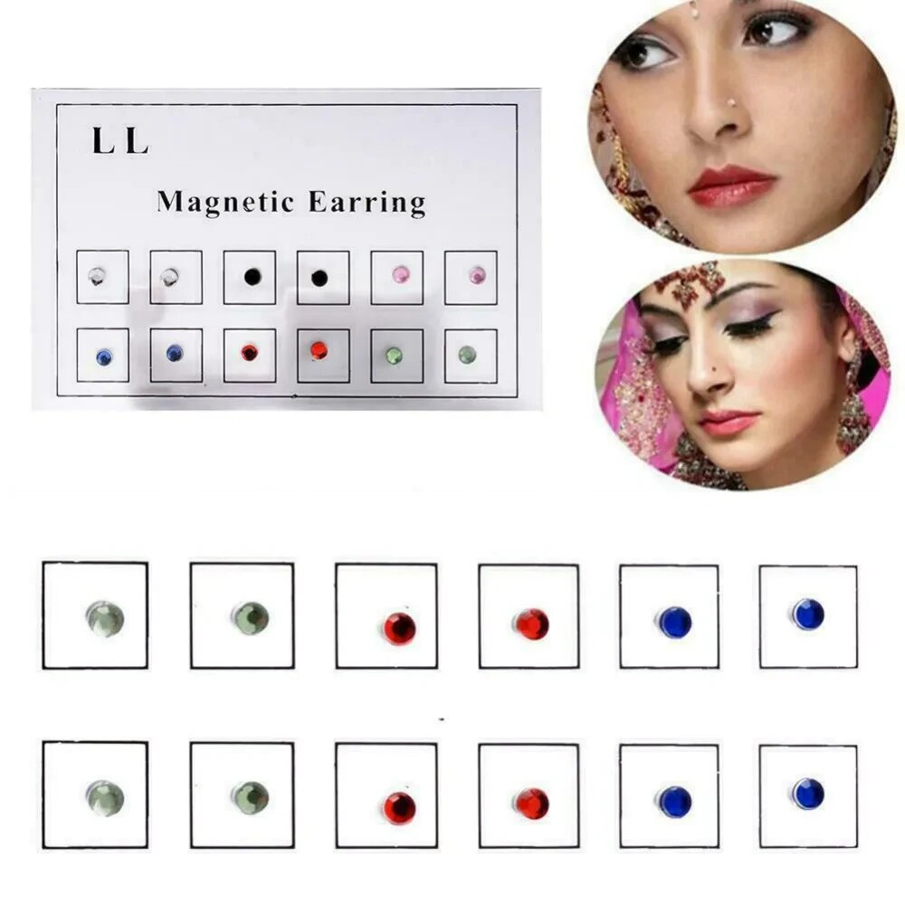 12 adet/kart sahte dolandırıcı - Body Jewelry Ear incelemesi ve fiyatı