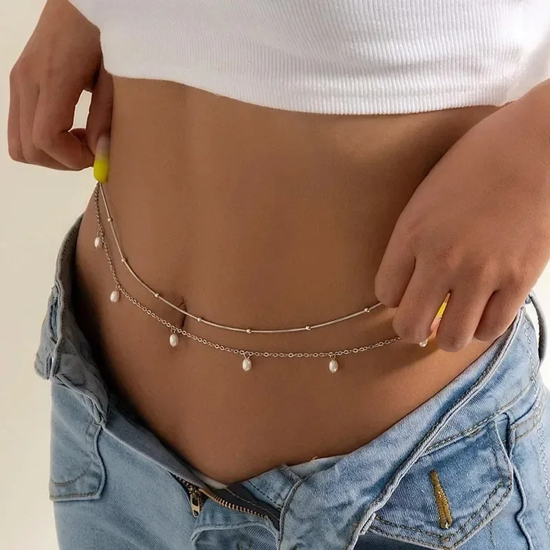 Yeni Charm Seksi Çift Katmanlı - Body Chain Jewelry incelemesi ve fiyatı