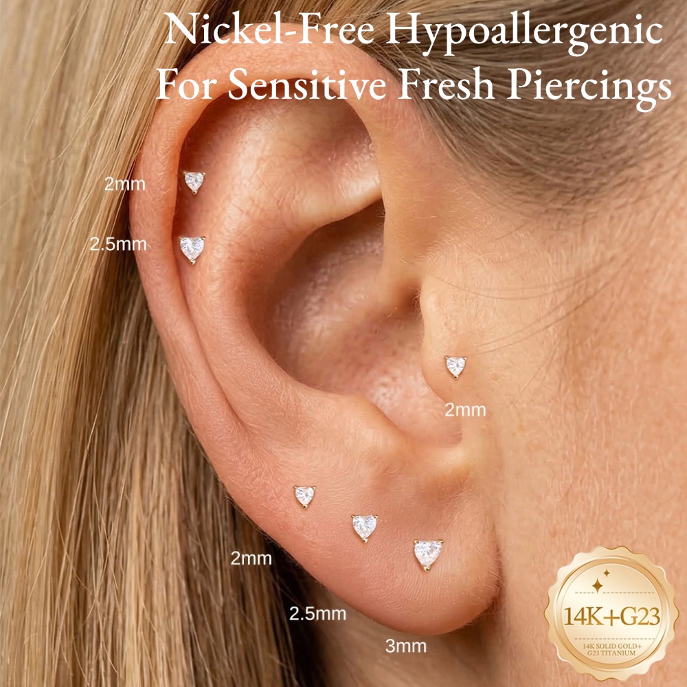 DIeSchein 14K Masif Altın Düz  - Body Jewelry Ear incelemesi ve fiyatı
