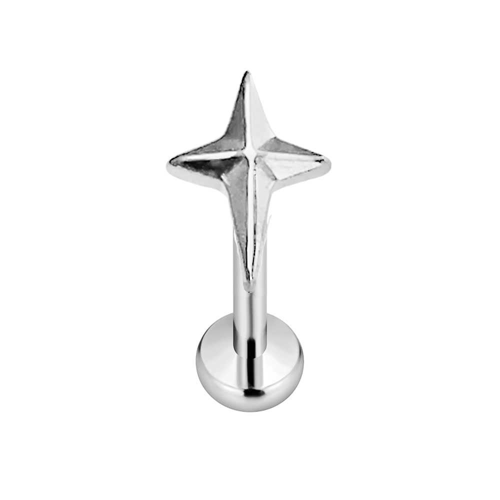 ASTM F136 G23 titanyum yıldız  - Body Jewelry Threadless incelemesi ve fiyatı