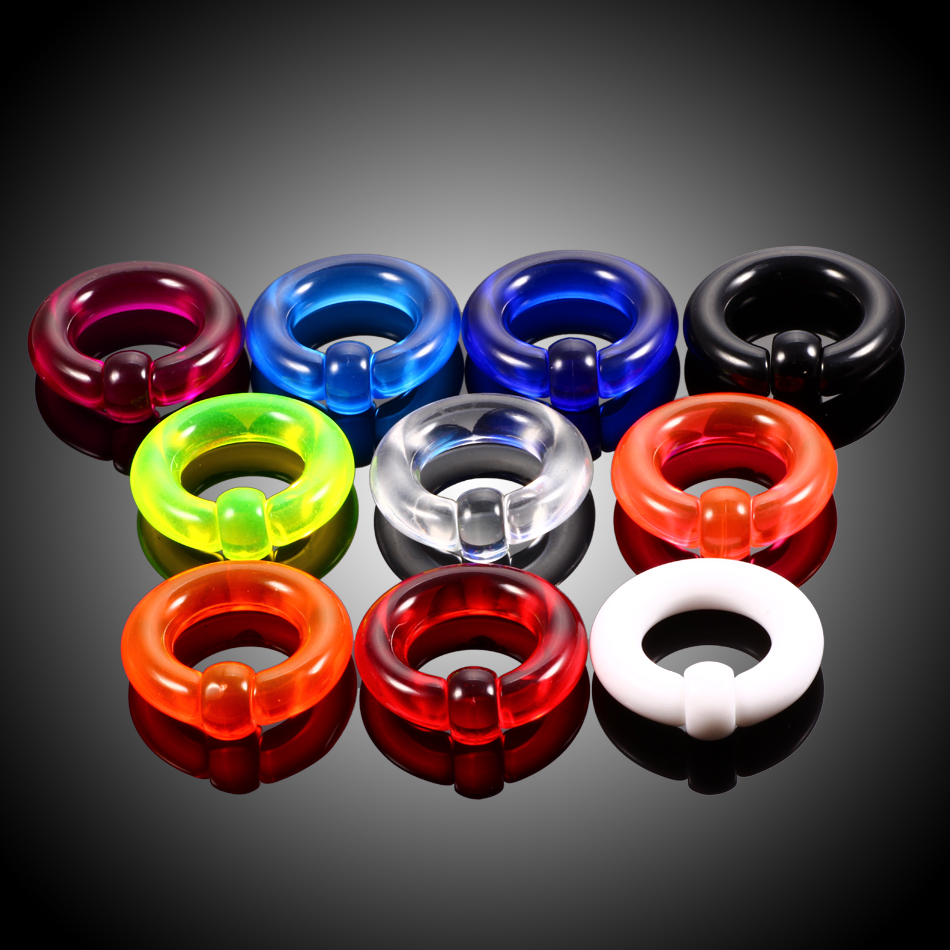 Çift Akrilik BCR Esir boncuklu - Body Jewelry Gauge Sizes incelemesi ve fiyatı