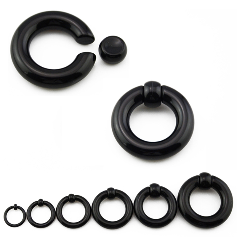 Çift Akrilik BCR Esir boncuklu - Body Jewelry Gauge Sizes incelemesi ve fiyatı