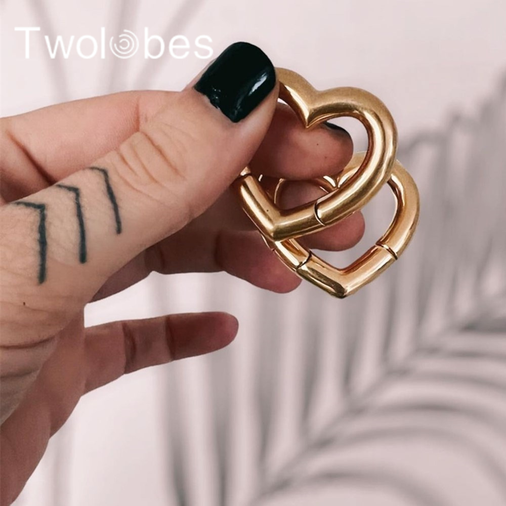 Twolobes 2 adet kalp 316 pasla - Body Jewelry Hangers incelemesi ve fiyatı