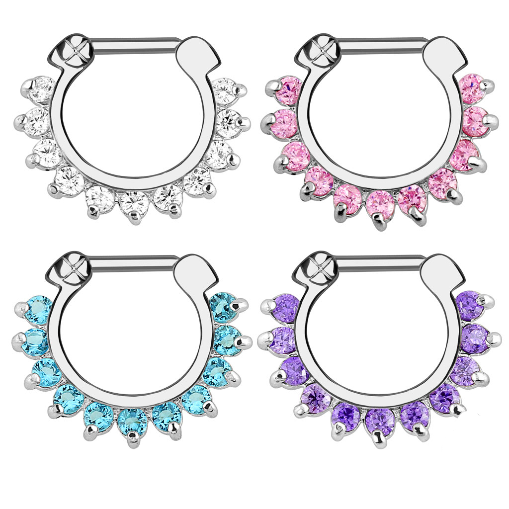 1 adet Klipsli Burun Septum Ha - Body Jewelry Ear incelemesi ve fiyatı