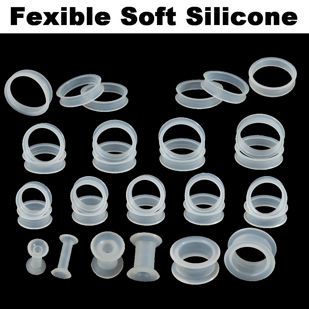 ÇİFT-Şeffaf Kulak Genişleticil - Body Jewelry Gauge Sizes incelemesi ve fiyatı
