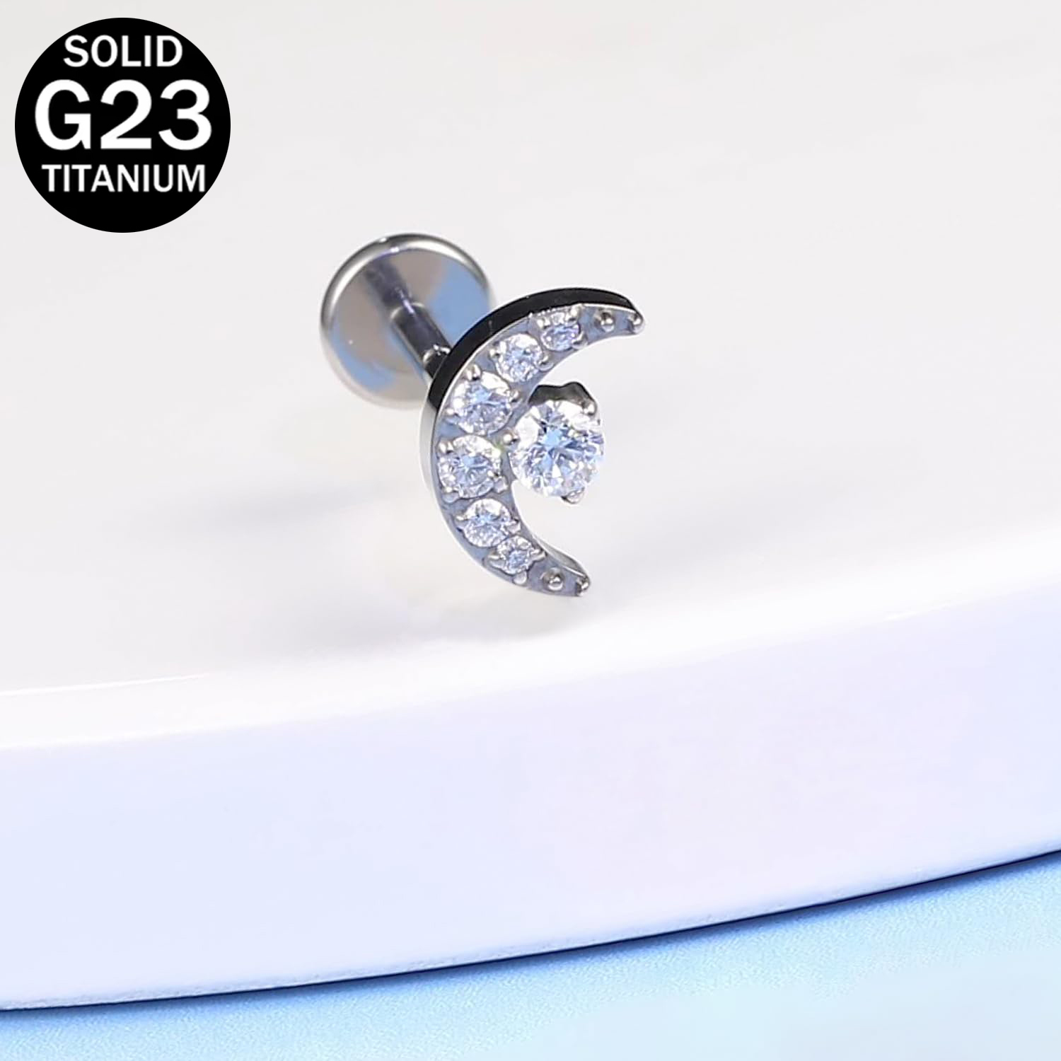 G23 Titanyum Hilal Tasarımlı L - Dermal Anchor Top incelemesi ve fiyatı