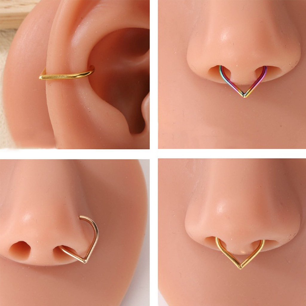 5 adet paslanmaz çelik sahte b - Body Jewelry Ear incelemesi ve fiyatı