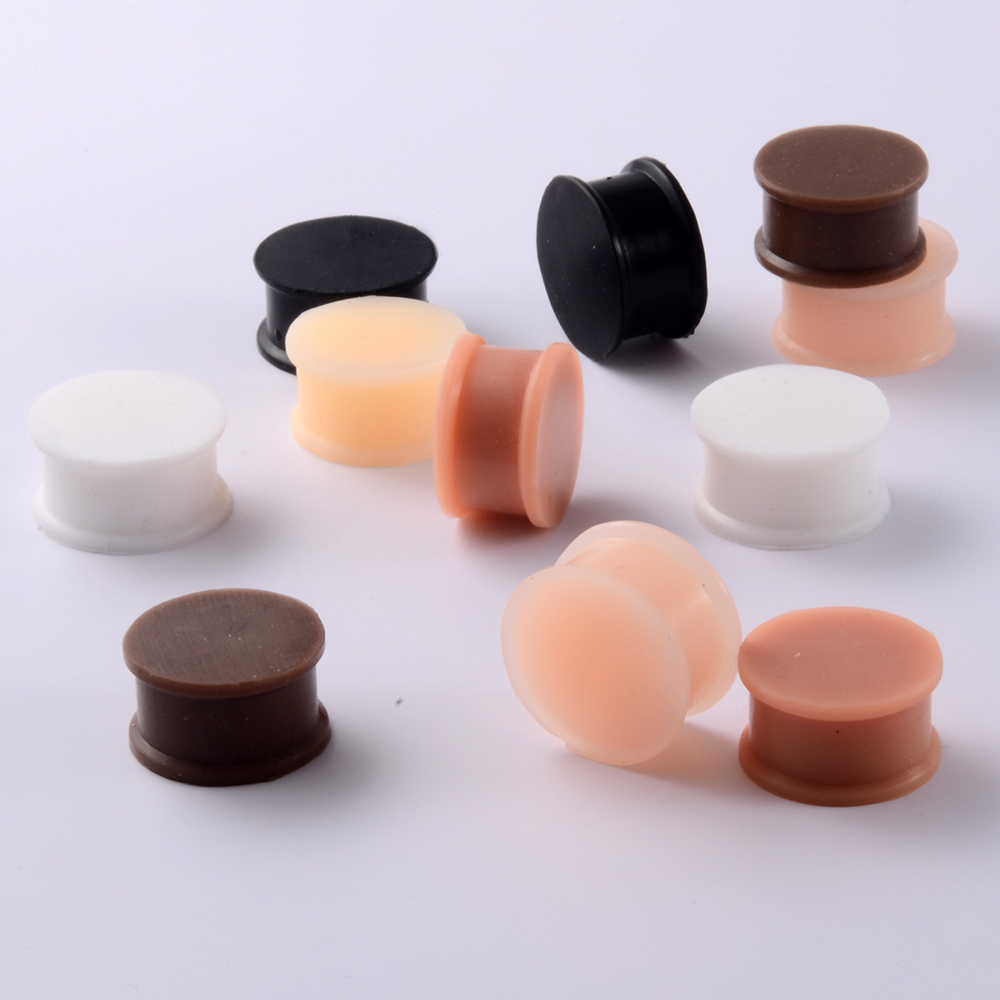 1 çift Silikon Esnek Kalın Kul - Body Jewelry Gauge Sizes incelemesi ve fiyatı
