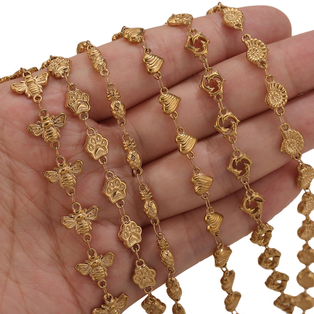1M PVD Altın Paslanmaz Çelik K - Body Chain Jewelry incelemesi ve fiyatı