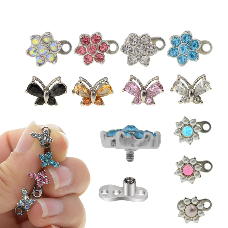 1 adet 100% cerrahi çelik 14G  - Dermal Anchor Top incelemesi ve fiyatı