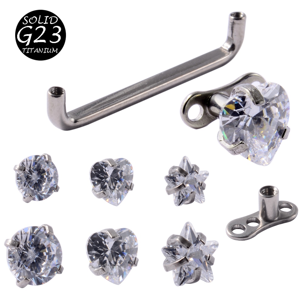 1 adet G23 titanyum Dermal çap - Dermal Anchor Top incelemesi ve fiyatı