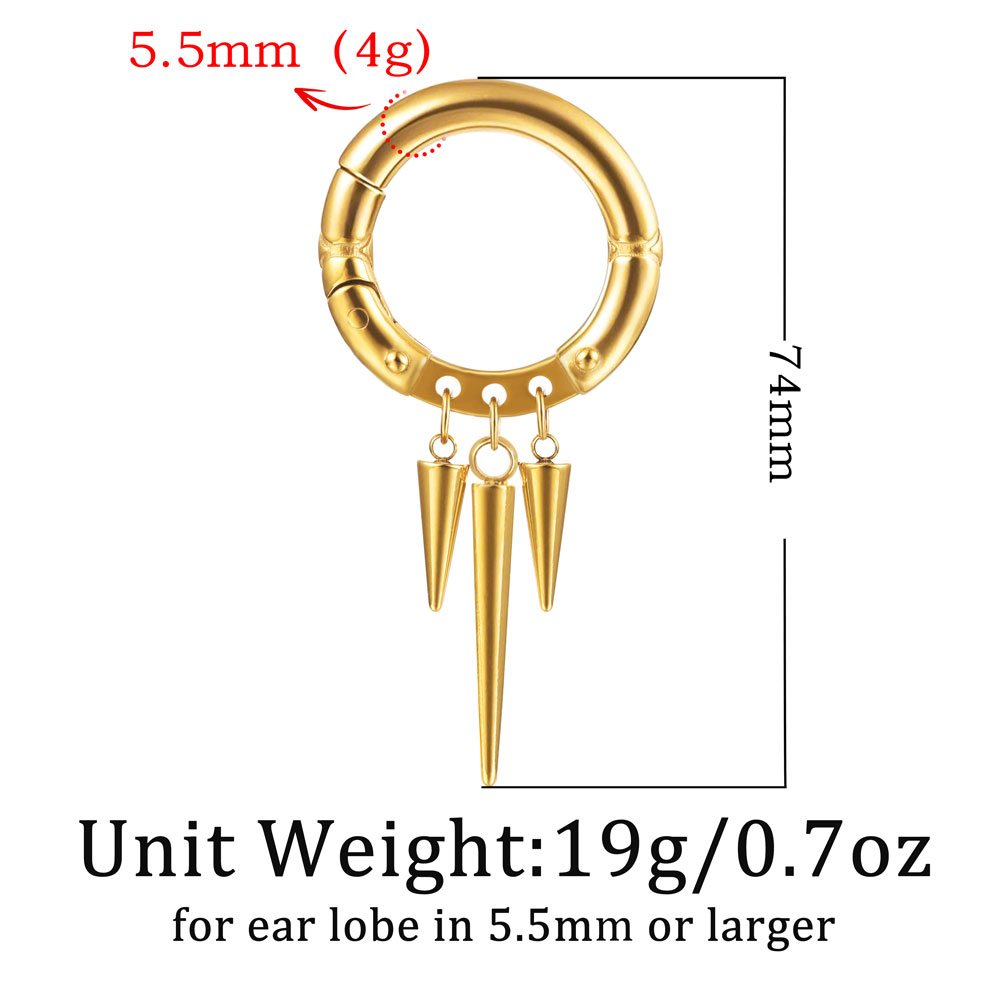 Giga 1/2 Adet 5,5 MM Punk Tarz - Body Jewelry Hangers incelemesi ve fiyatı
