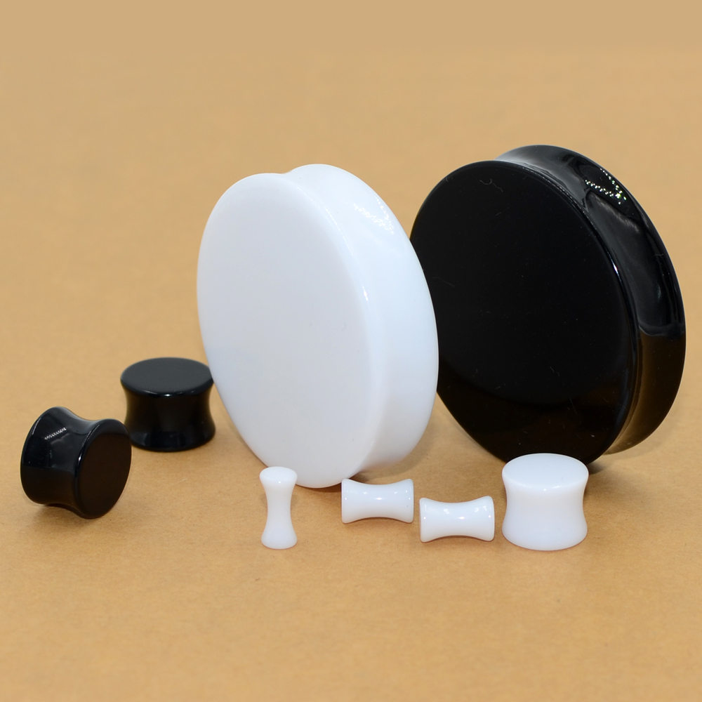 2 çift akrilik kulak tıkaçları - Body Jewelry Gauge Sizes incelemesi ve fiyatı