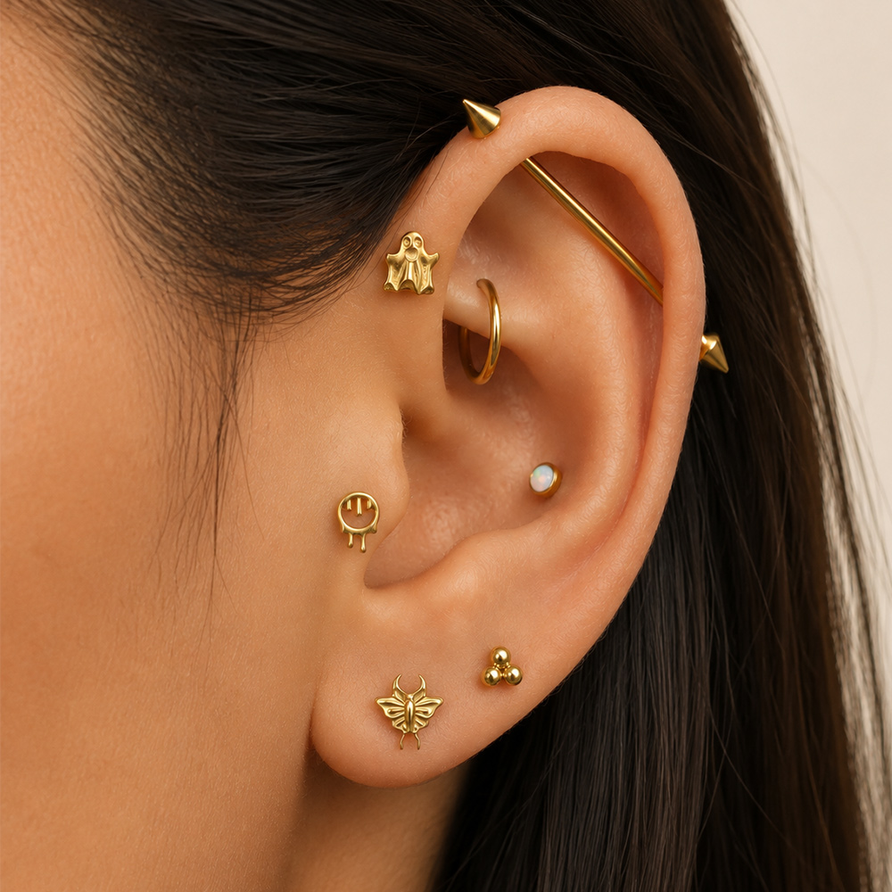 Casvort 1PC ASTM F136 Titanyum - Body Jewelry Threadless incelemesi ve fiyatı