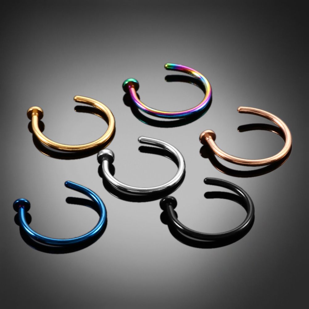 10 Adet İnce Paslanmaz Çelik K - Body Jewelry Ear incelemesi ve fiyatı
