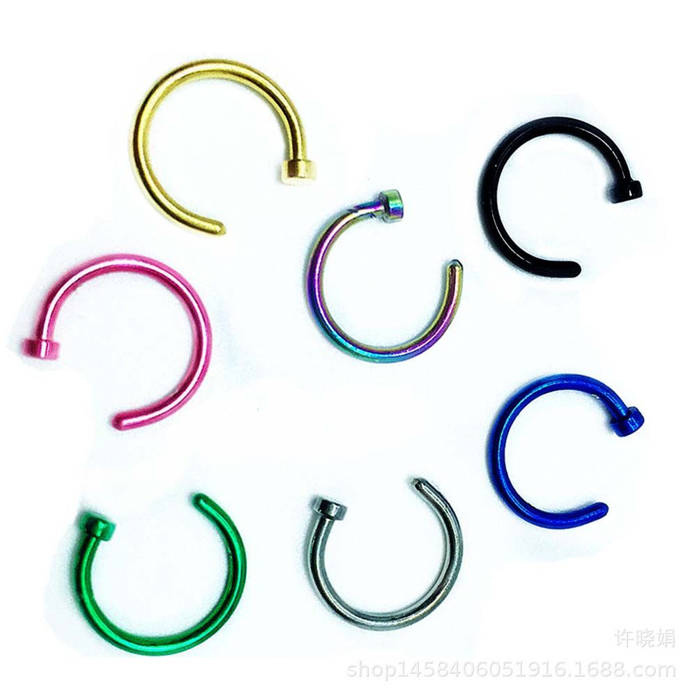 10 Adet İnce Paslanmaz Çelik K - Body Jewelry Ear incelemesi ve fiyatı