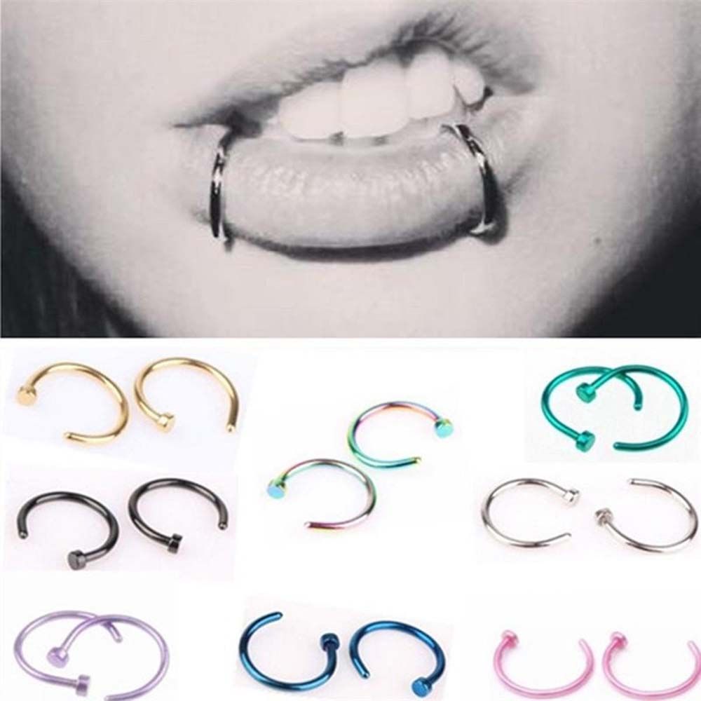 10 Adet İnce Paslanmaz Çelik K - Body Jewelry Ear incelemesi ve fiyatı