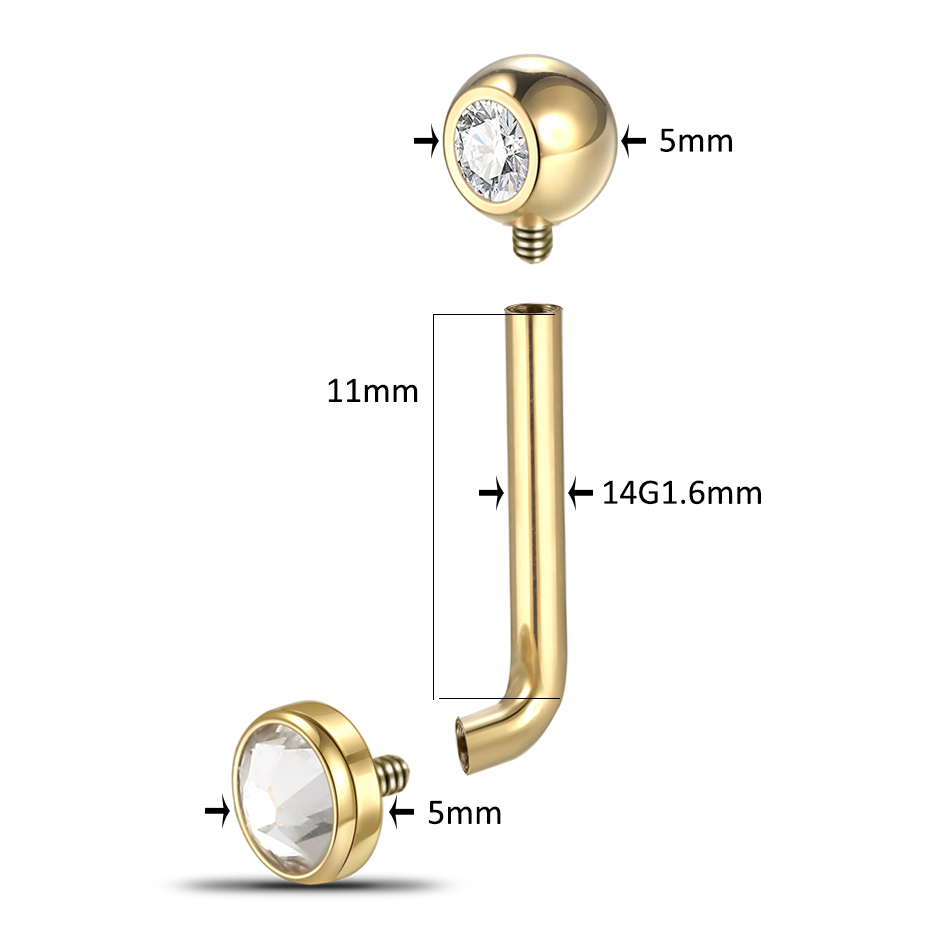 1 adet G23 titanyum Christina  - Body Jewelry Vch incelemesi ve fiyatı