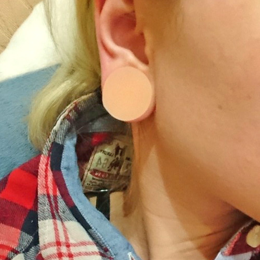 1 çift Silikon Esnek Kalın Kul - Body Jewelry Gauge Sizes incelemesi ve fiyatı