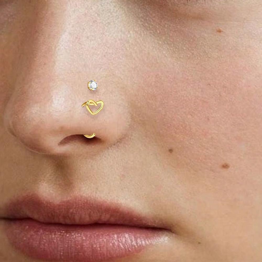 5 Adet Burun Halkası Çemberler - Body Jewelry Threadless incelemesi ve fiyatı