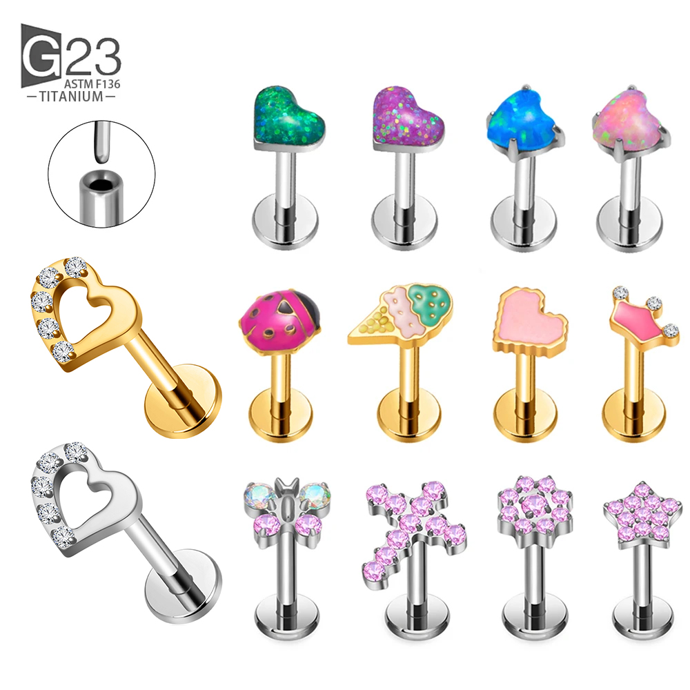 G23 Titanyum Dişsiz Piercing16 - Body Jewelry Threadless incelemesi ve fiyatı