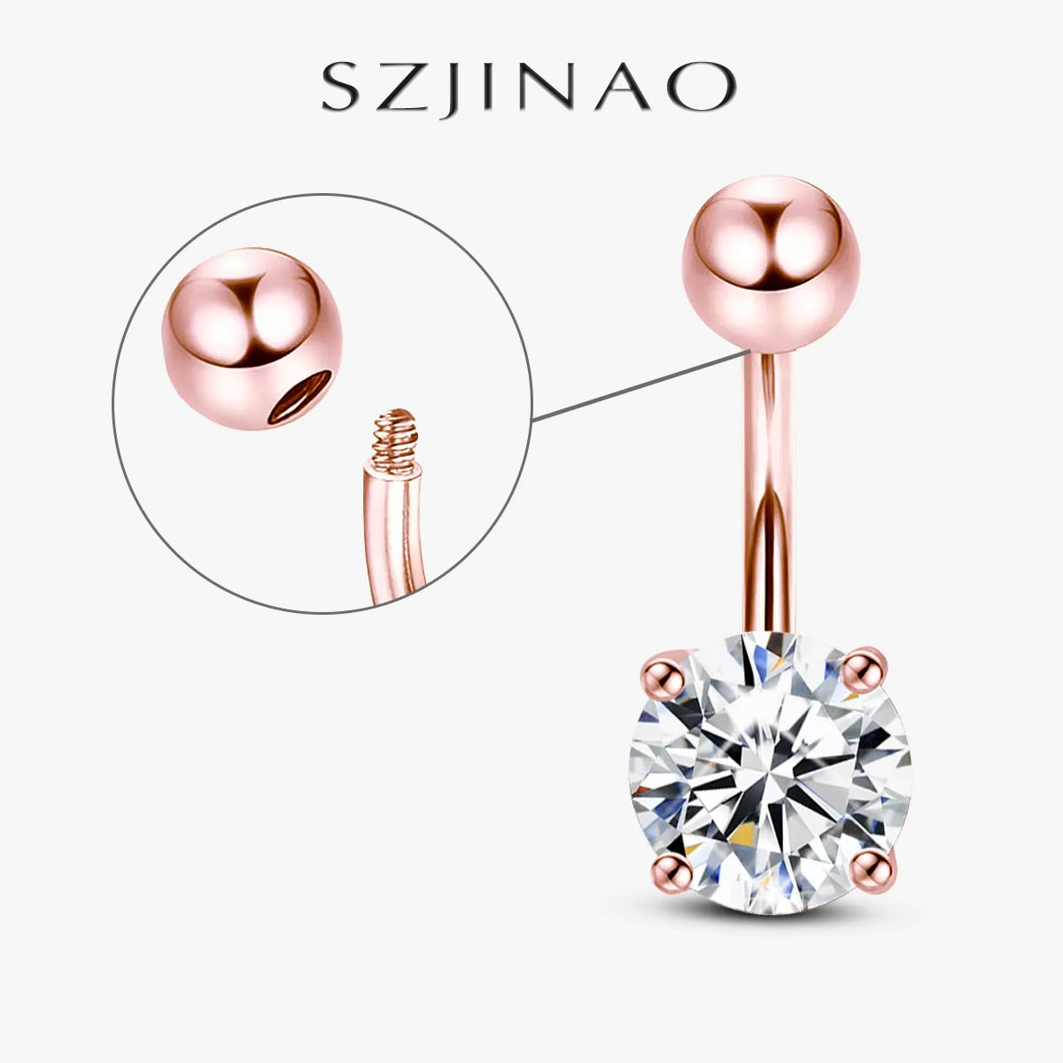 Moissanite Göbek Piercingleri  - Body Jewelry Real Gold incelemesi ve fiyatı