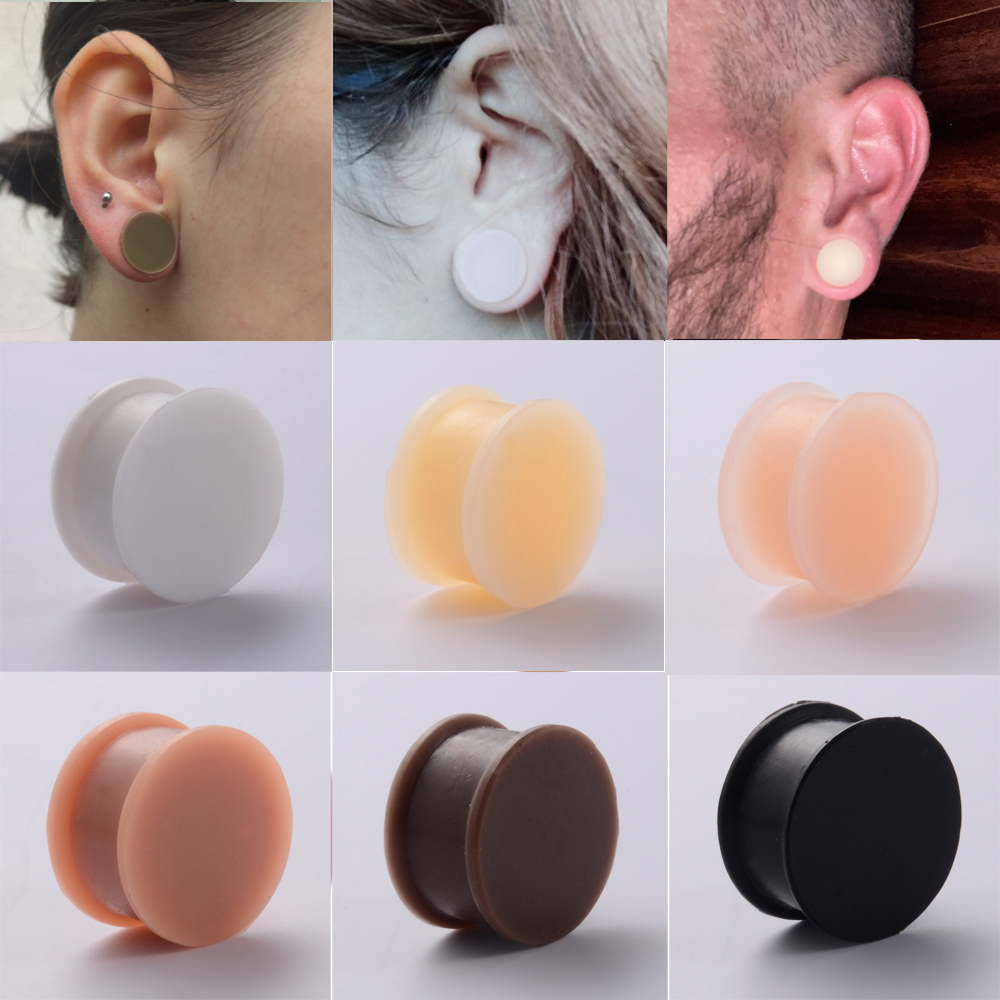 1 çift Silikon Esnek Kalın Kul - Body Jewelry Gauge Sizes incelemesi ve fiyatı