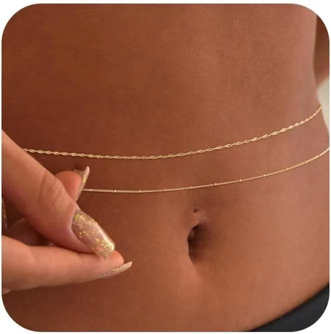 14 Ayar Altın Kaplama 26-33 İn - Body Chain Jewelry incelemesi ve fiyatı